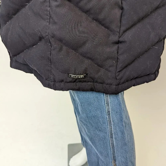 Tommy Hilfiger Hooded Puffer Coat L - Picture 4 of 9